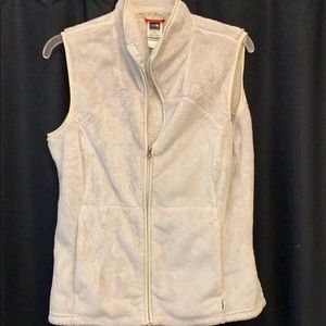 Great condition North Face fuzzy vest size L